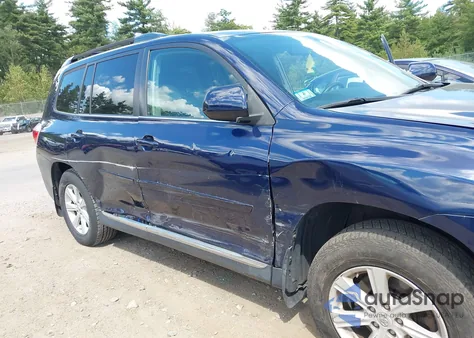 2012 Toyota Highlander Se V6 из США, поврежденный, VIN 5TDBK3EH0CS155460